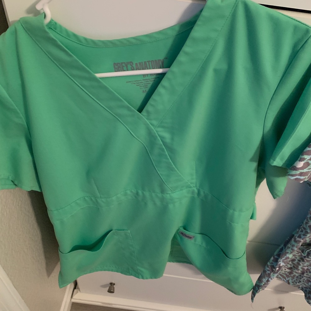 Lime Green Greys Anatomy Scrubs Medium